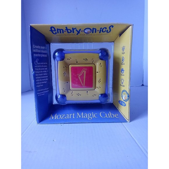 Embryonics Munchkin Mozart Magic Cube Musical Music 6 mo 1 year Infant Baby Toy - Picture 8 of 13